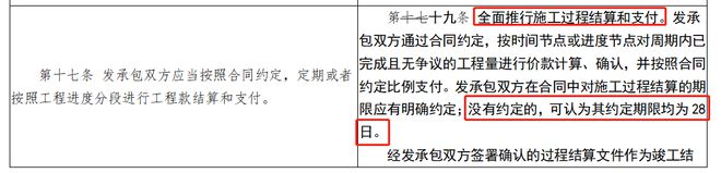 南宫NG·28住建委：2023年1月1日起全面推行施工过程价款结算和支付！预付款(图2)